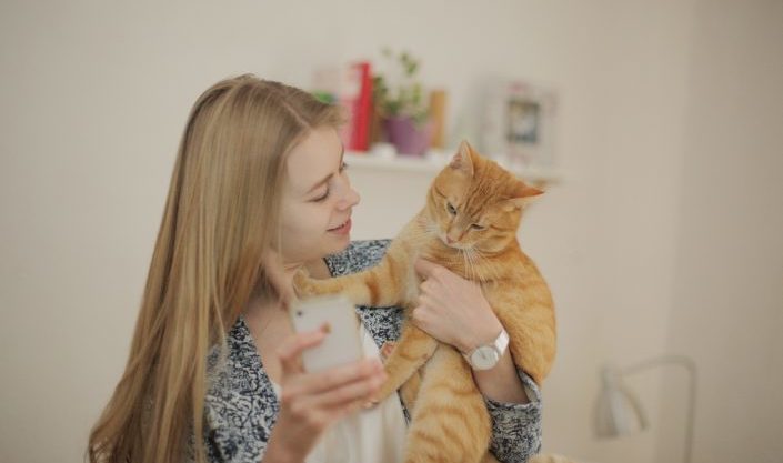ペットを飼う入居者イメージ