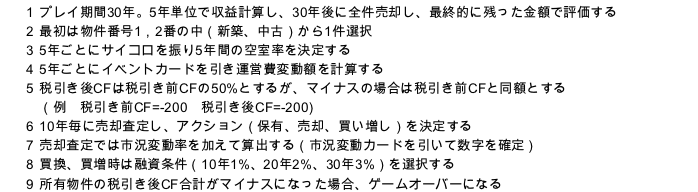 ゲームのルール