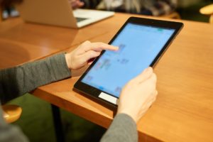 タブレットで学習