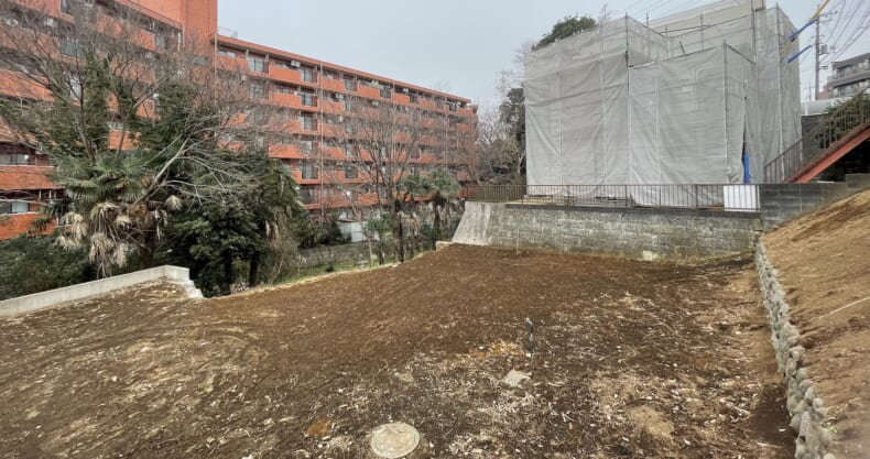崖地で新築企画