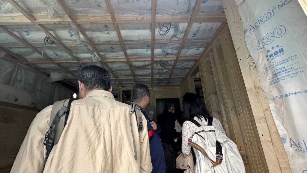 上棟見学会（内部）